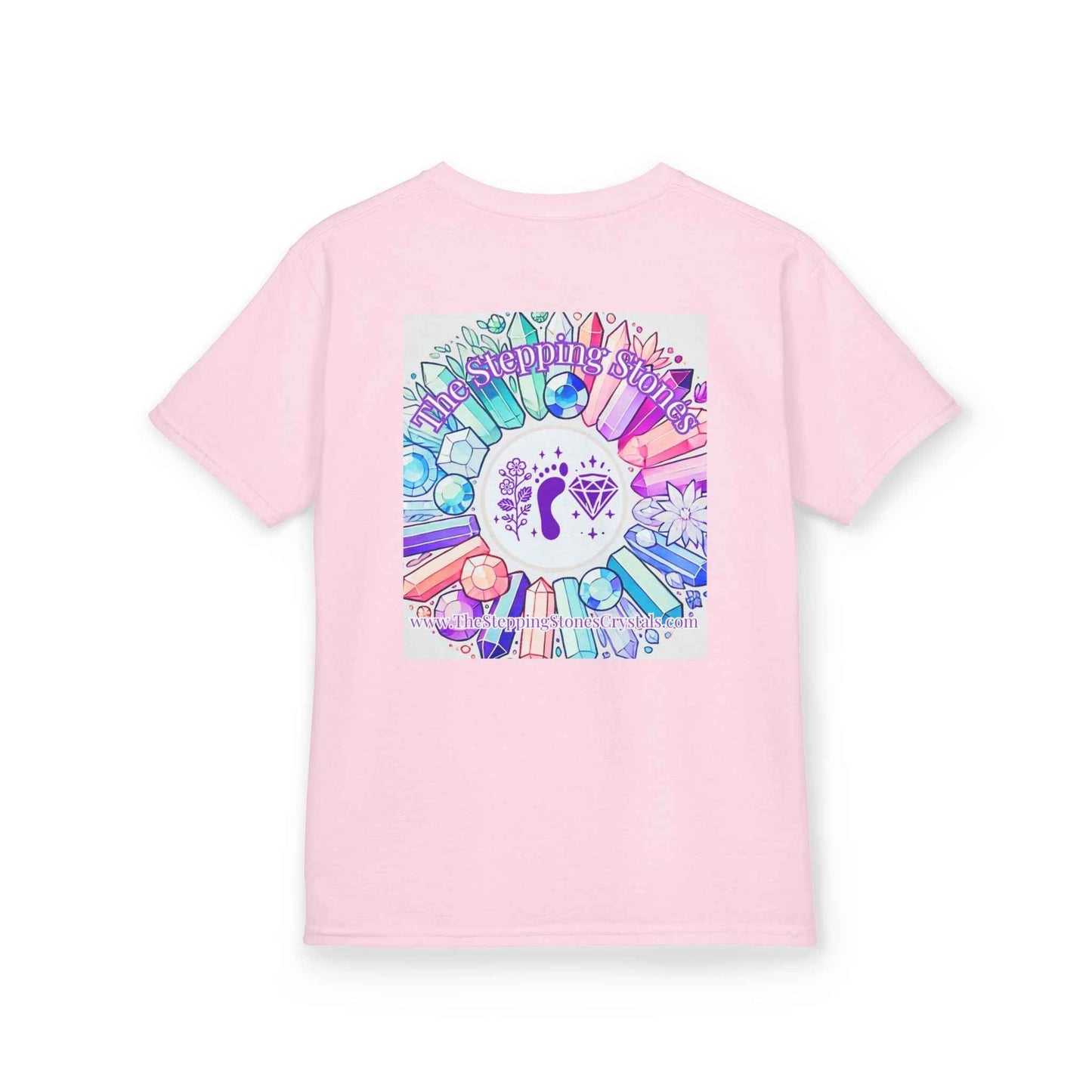 Kids TShirt 'I'm Just Here for Good Vibes and Pretty Rocks'