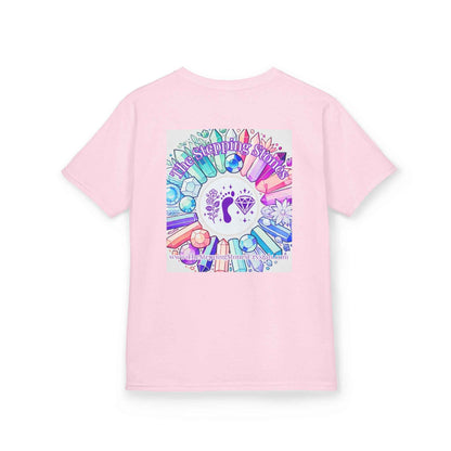 Kids TShirt 'I'm Just Here for Good Vibes and Pretty Rocks'