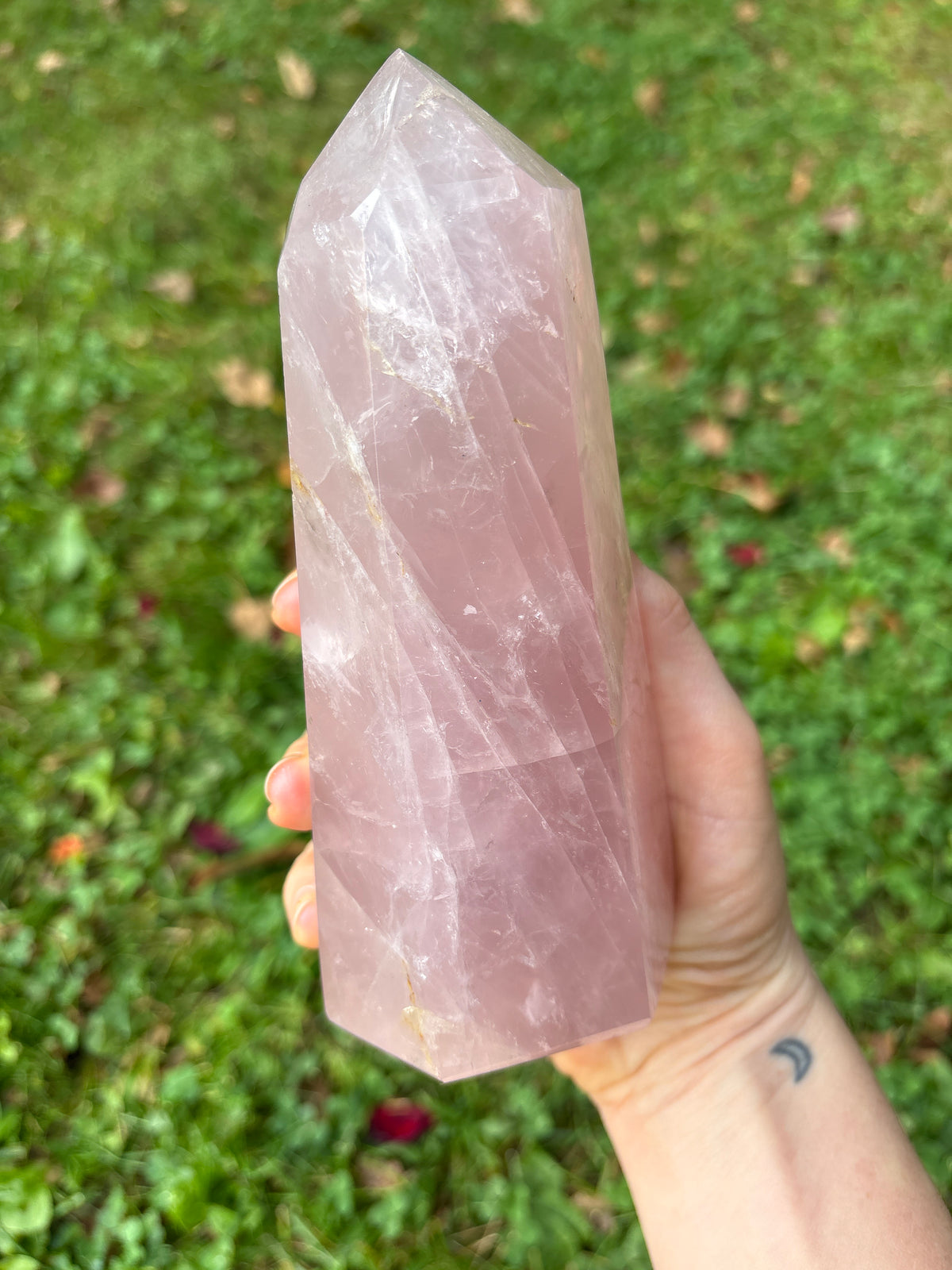 Rose Quartz High Quality Gemmy Tower