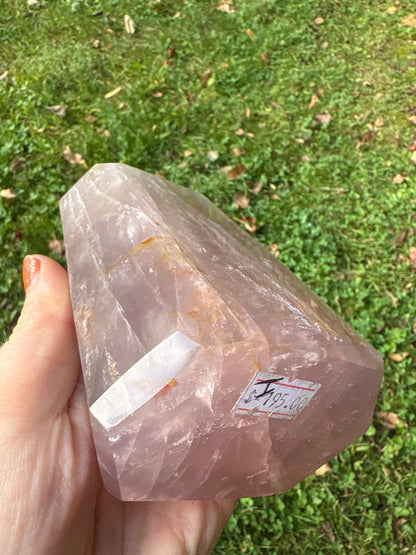 Rose Quartz High Quality Gemmy Tower