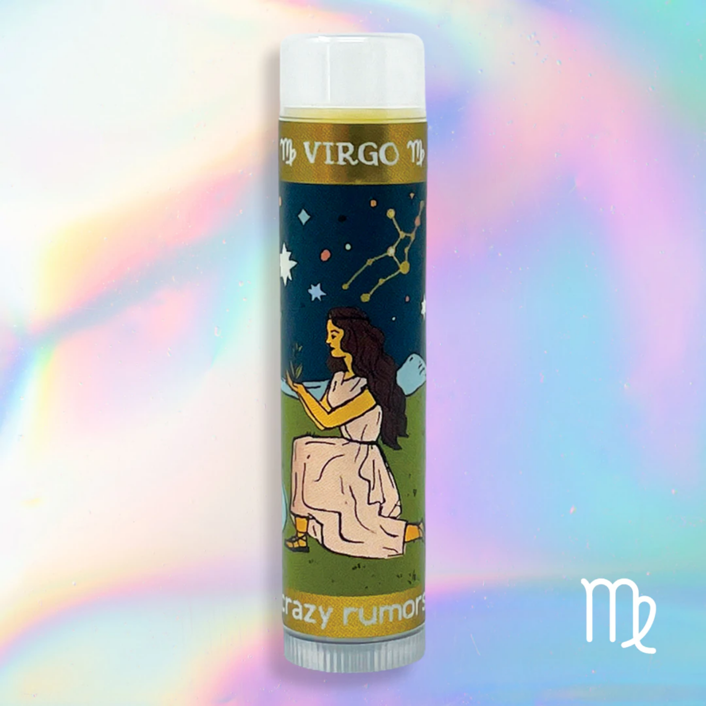 All Natural, Vegan Zodiac Virgo Earth Blend Lip Balm Card