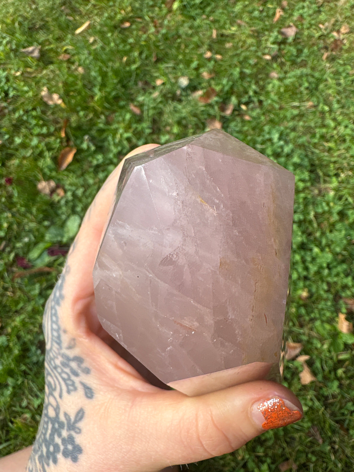 Rose Quartz High Quality Gemmy Tower