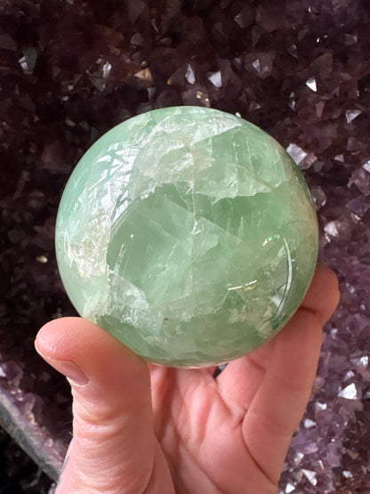 Fluorite sphere