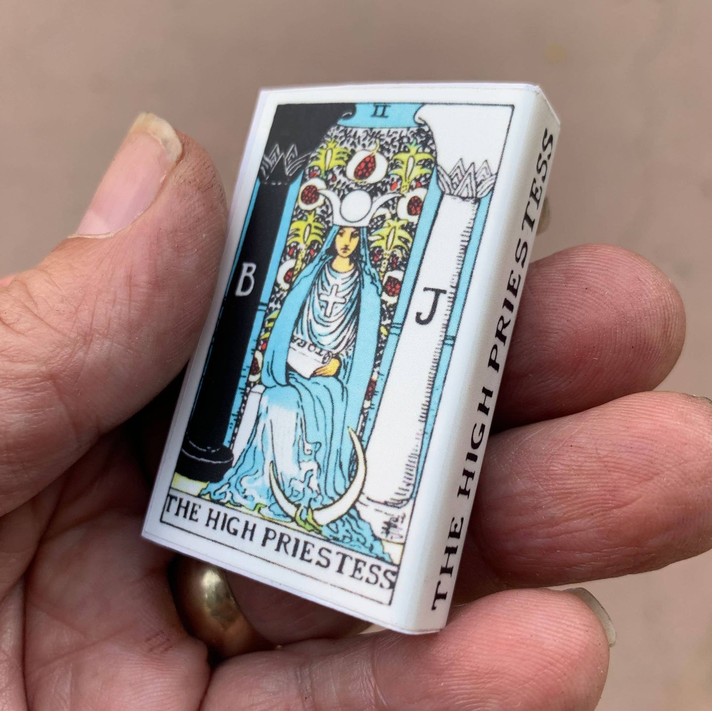 *Tarot Matchbox - The High Priestess • Candle Accessories