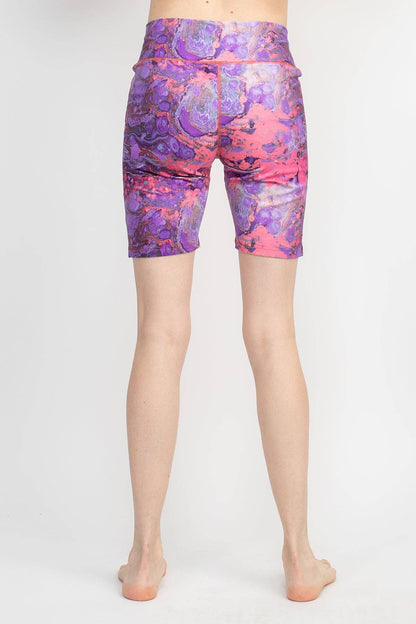 *Psychedelic Marble Bike Shorts