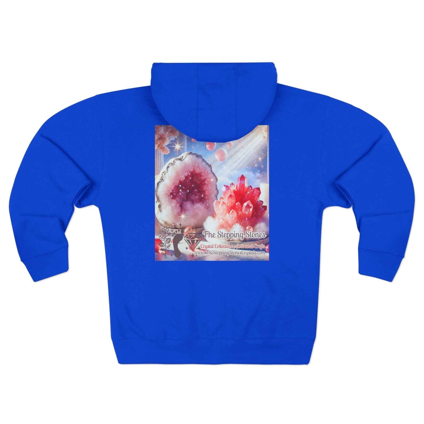 Cool Geode Zipped Hooded Sweater