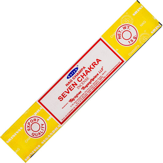 Satya Incense 15 Gr Seven Chakra