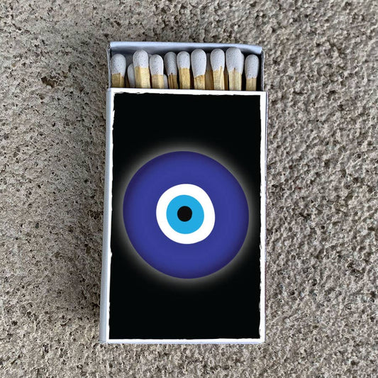 *Evil Eye Matchbox • Decorative Matches - Candle Acc