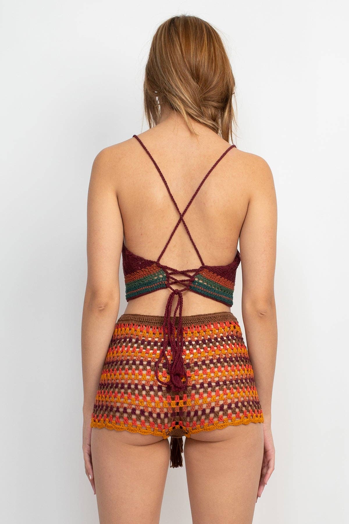 *Fiesta Crochet Crop Top