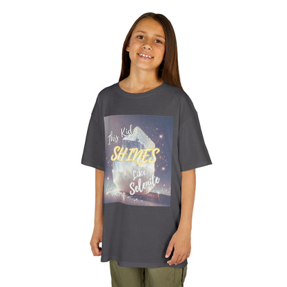 Kids TShirt 'This Kid Shines Like Selenite'