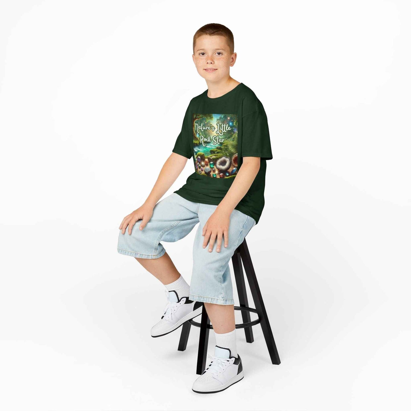 Kids TShirt 'Nature's Little Rock Star'
