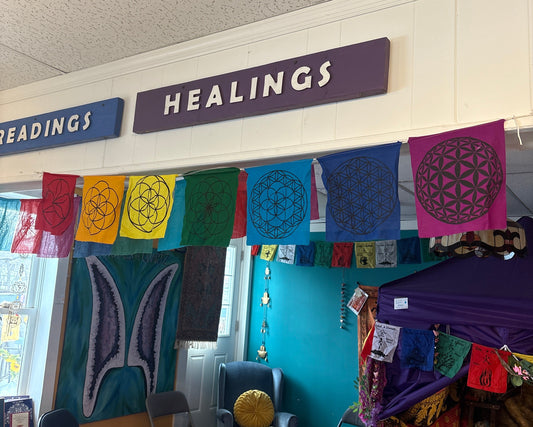 Flower of Life Prayer Flag