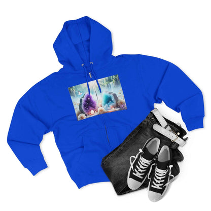 Cool Geode Zipped Hooded Sweater