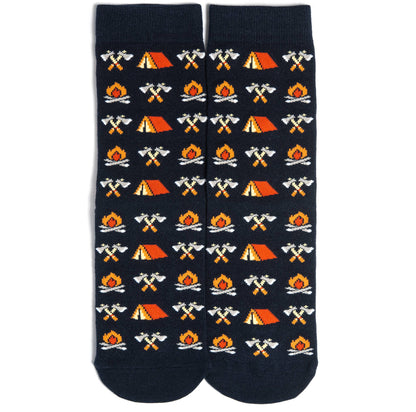 *Born To Camp, Forced To Work Socks