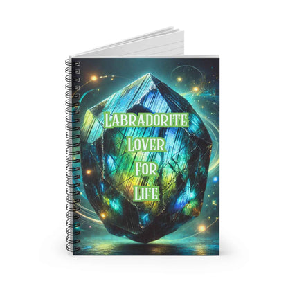 Notebook Spiral Labradorite Lover for Life