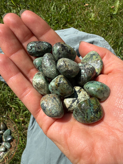 African Turquoise Tumble