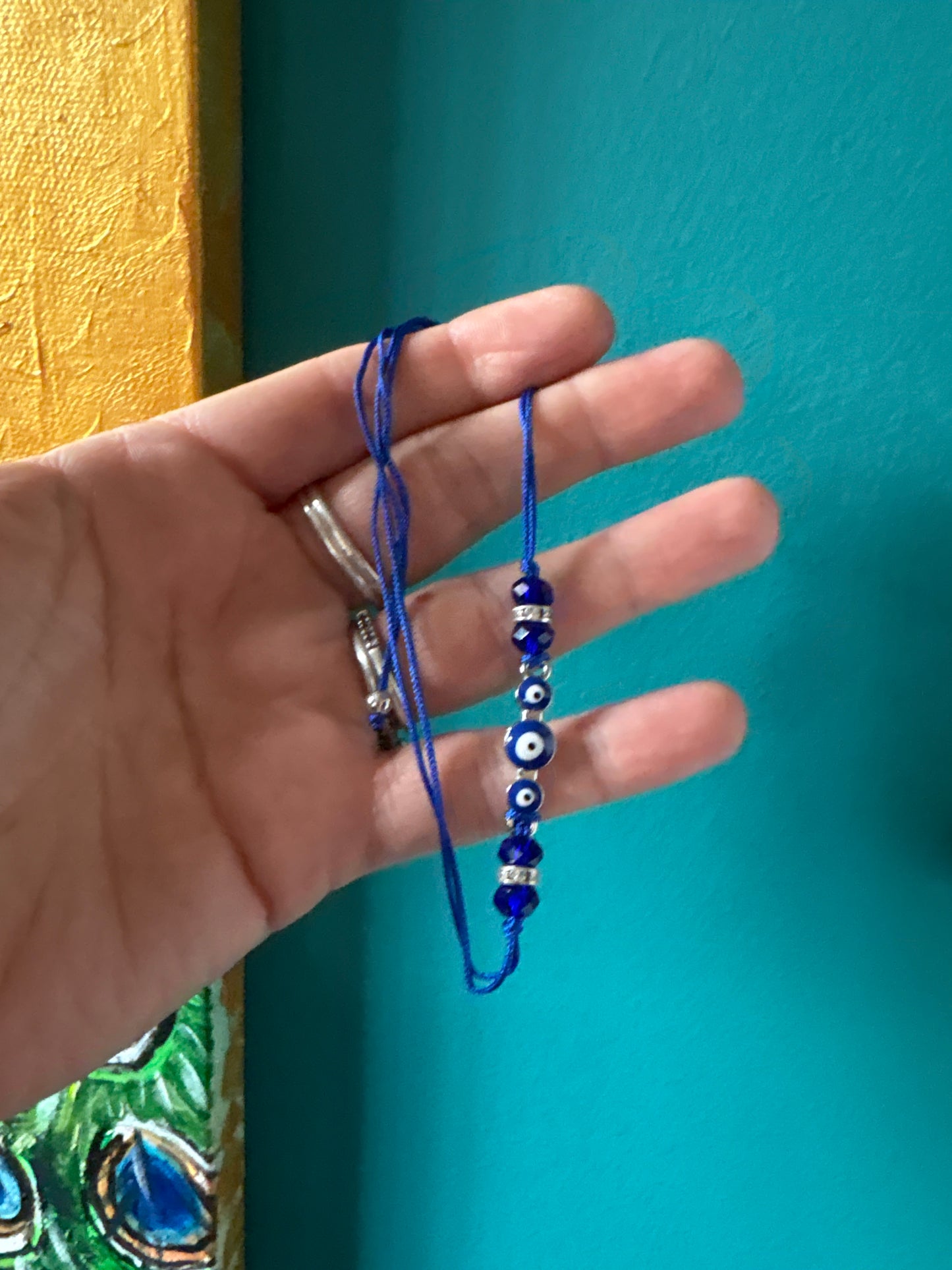 Adjustable Evil Eye Bracelet