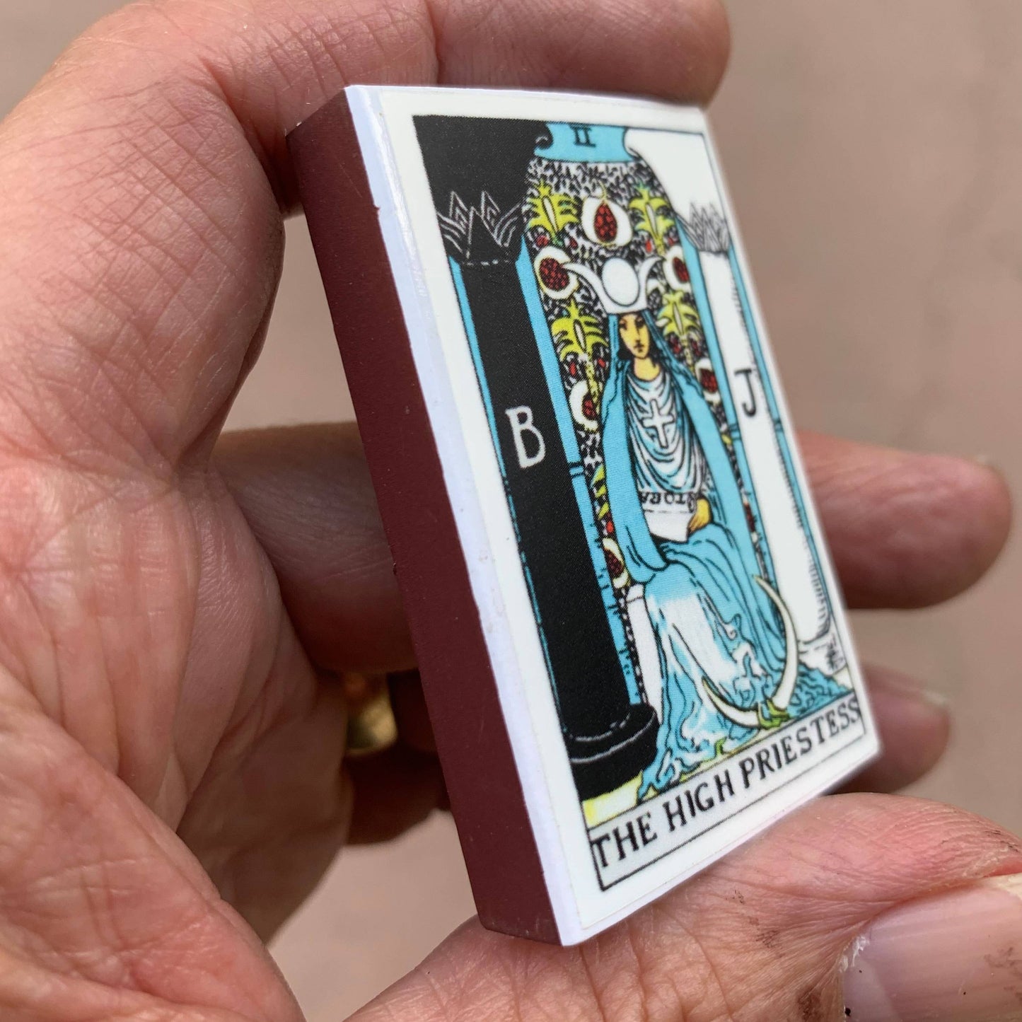 *Tarot Matchbox - The High Priestess • Candle Accessories