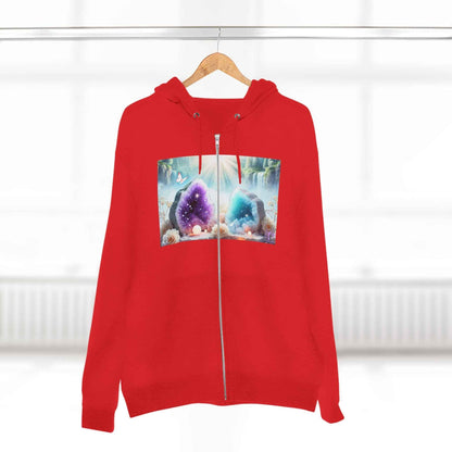 Cool Geode Zipped Hooded Sweater