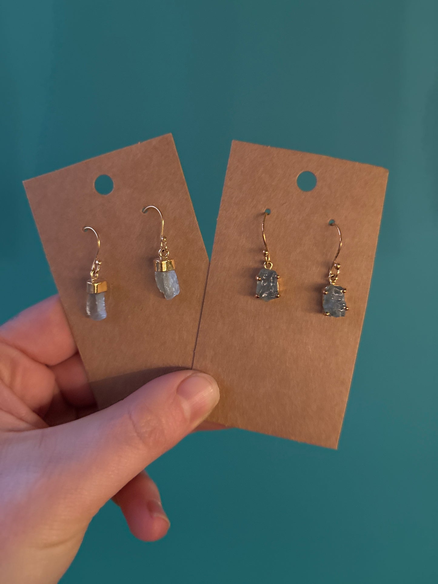 *Aquamarine earring