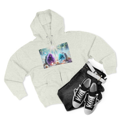 Cool Geode Zipped Hooded Sweater