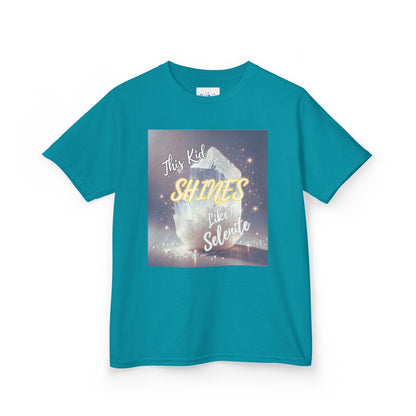 Kids TShirt 'This Kid Shines Like Selenite'