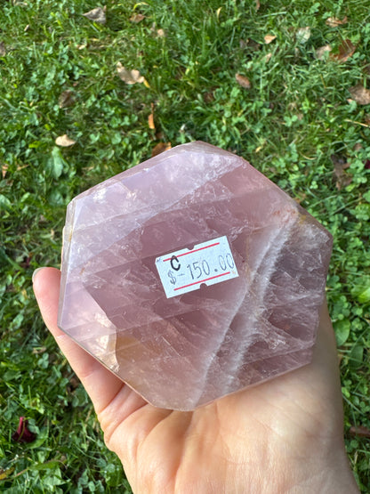 Rose Quartz High Quality Tower for Self Love & Healing