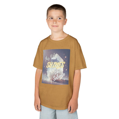 Kids TShirt 'This Kid Shines Like Selenite'