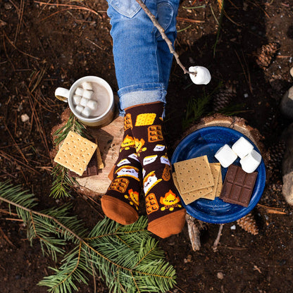 *Campers Have S'more Fun (Kids) Socks