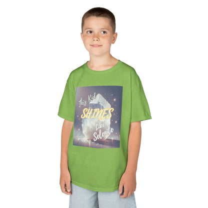 Kids TShirt 'This Kid Shines Like Selenite'