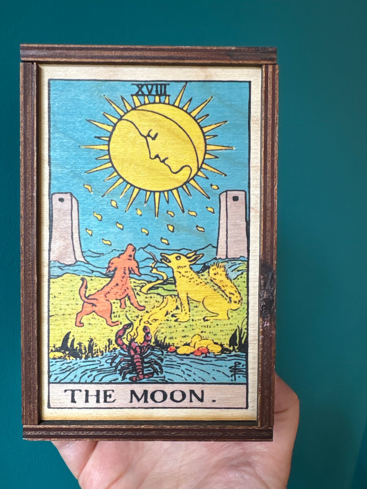 *Wooden Box Tarot Card
