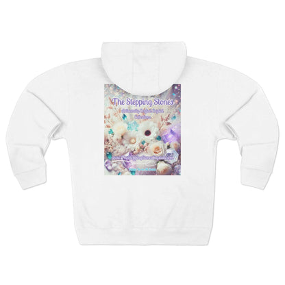 Floral Zipped Hooded Sweater