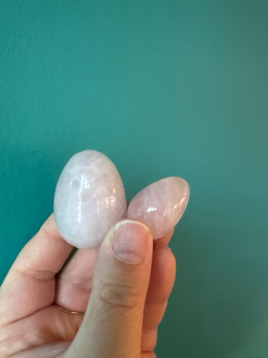 *Yoni Eggs Rose Quartz set of 2