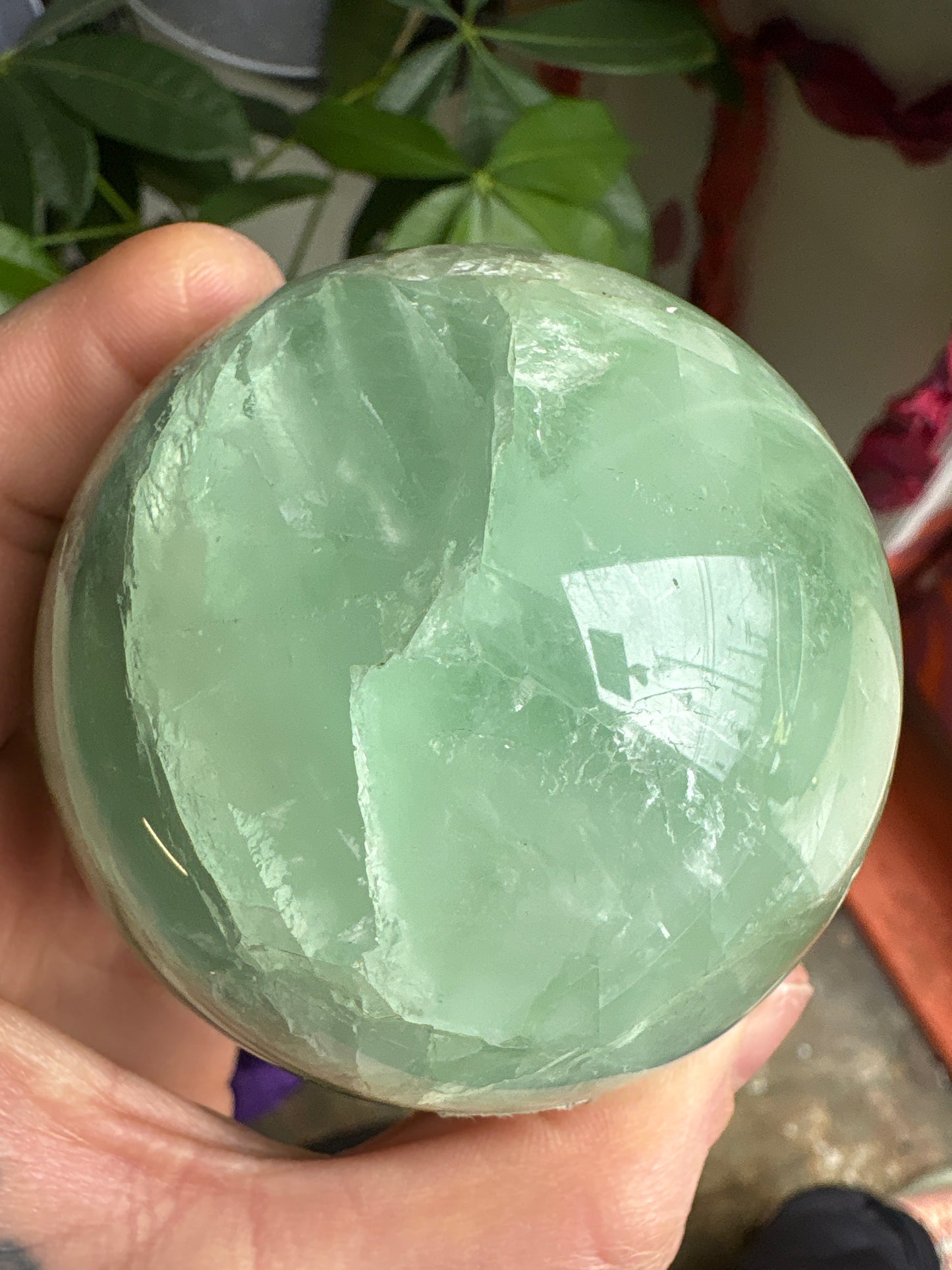 Fluorite sphere