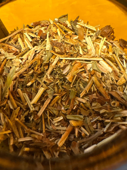 Apothecary Herbs in Glass Jar