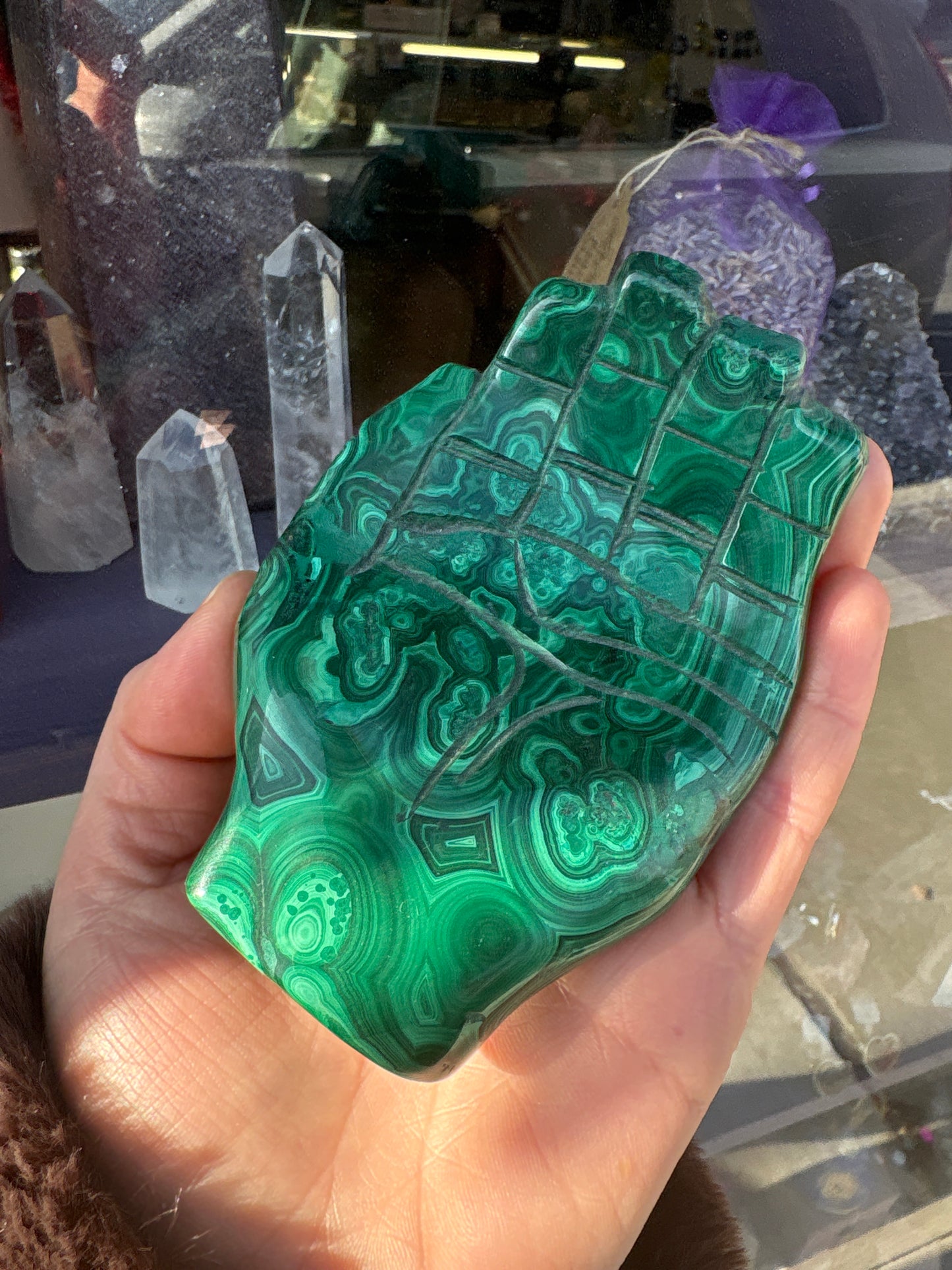 Malachite Hand Carving