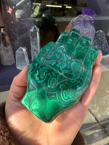 Malachite Hand Carving