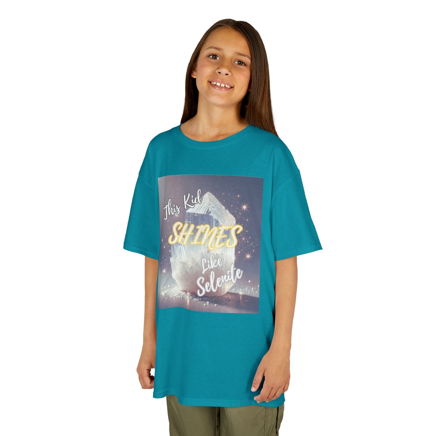 Kids TShirt 'This Kid Shines Like Selenite'