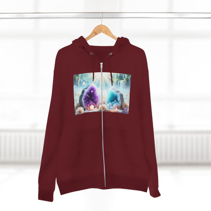 Cool Geode Zipped Hooded Sweater