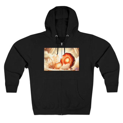 Warm Geode Zipped Hooded Sweater