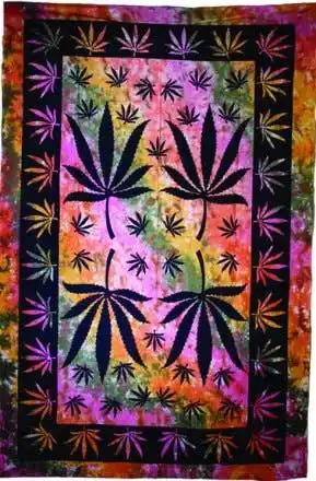 Pot Leaf Tapestry
