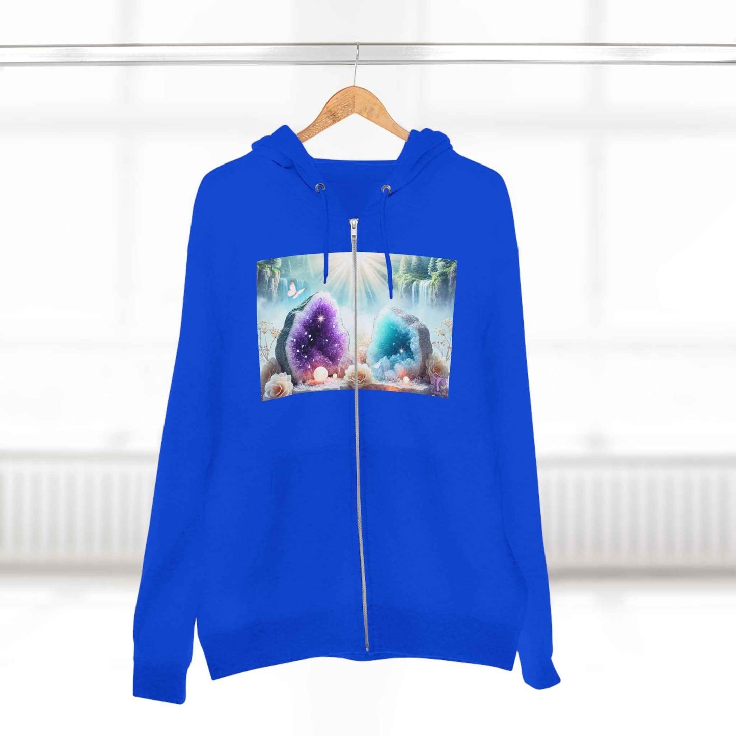 Cool Geode Zipped Hooded Sweater