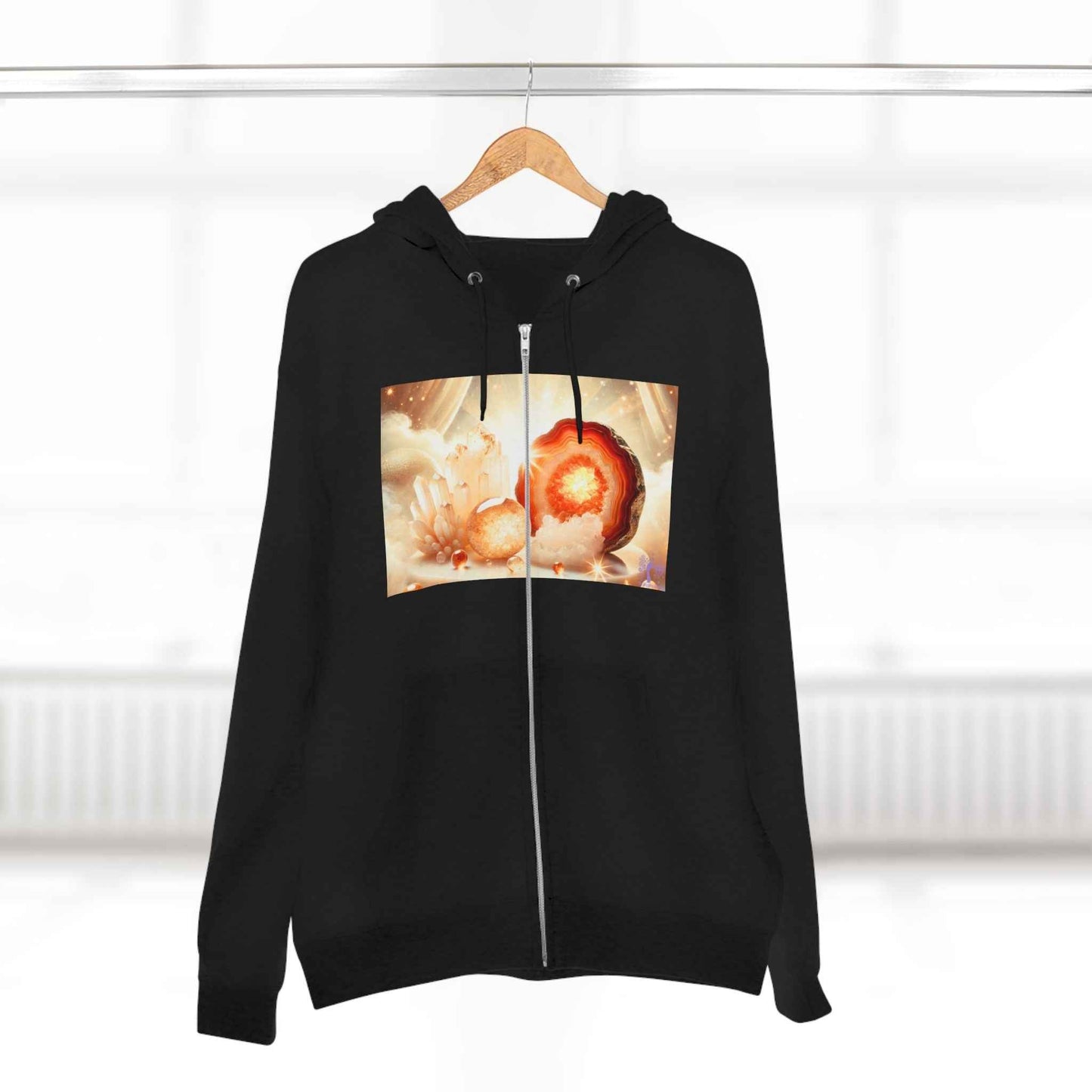 Warm Geode Zipped Hooded Sweater