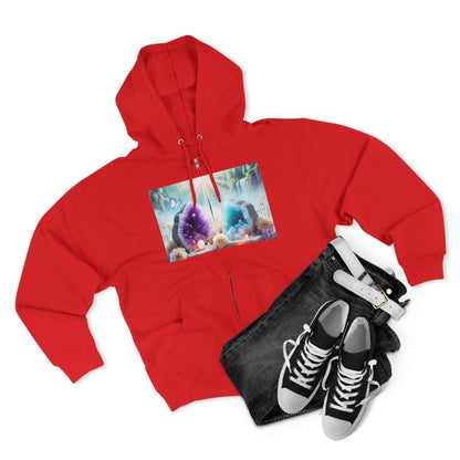 Cool Geode Zipped Hooded Sweater