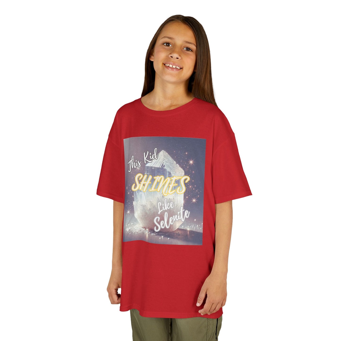 Kids TShirt 'This Kid Shines Like Selenite'