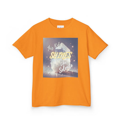 Kids TShirt 'This Kid Shines Like Selenite'