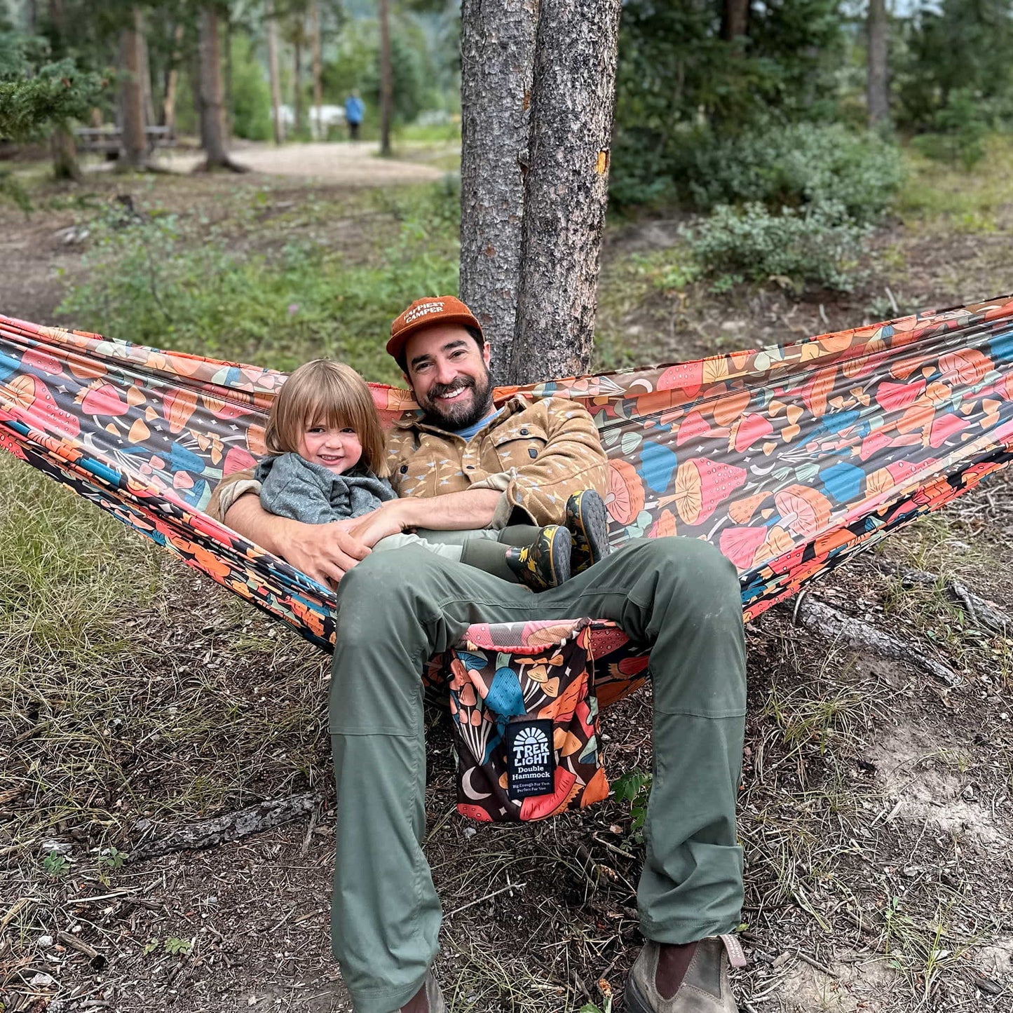 *Double Hammock & Straps | Midnight Mushroom
