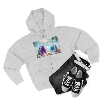 Cool Geode Zipped Hooded Sweater