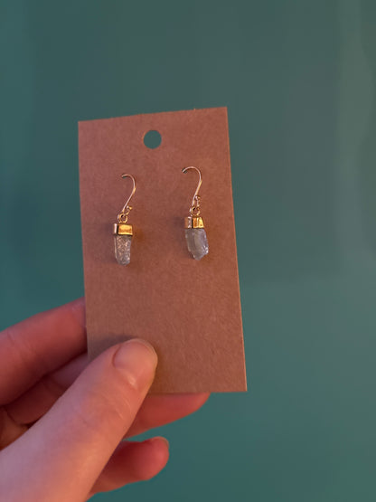 *Aquamarine earring