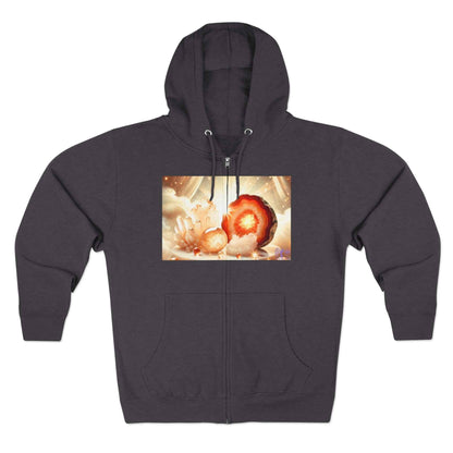 Warm Geode Zipped Hooded Sweater